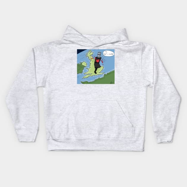 Brexit Scratch Kids Hoodie by Felipe.Makes.Cartoons